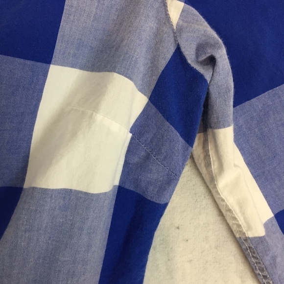 Tommy Hilfiger Classic Fit Shirt Womens Small Blue White Cotton Button Up Top - Picture 4 of 11